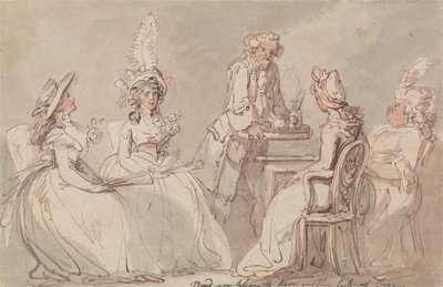 Ladies at Tea by Thomas Rowlandson
